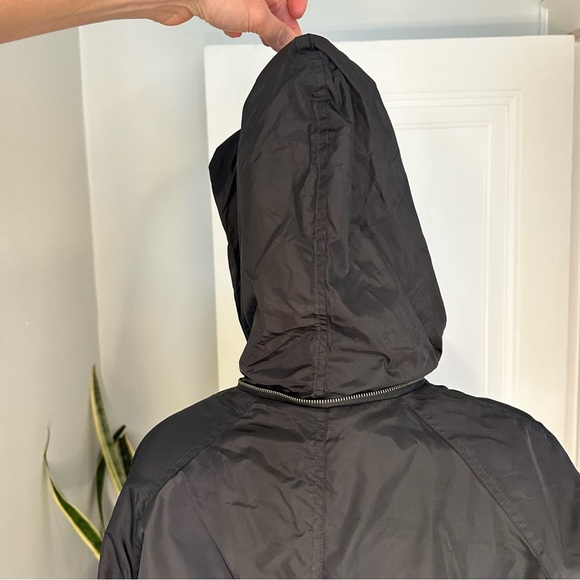 Old navy windbreaker top Vintage Windbreakers anorak black - Picture 9 of 15